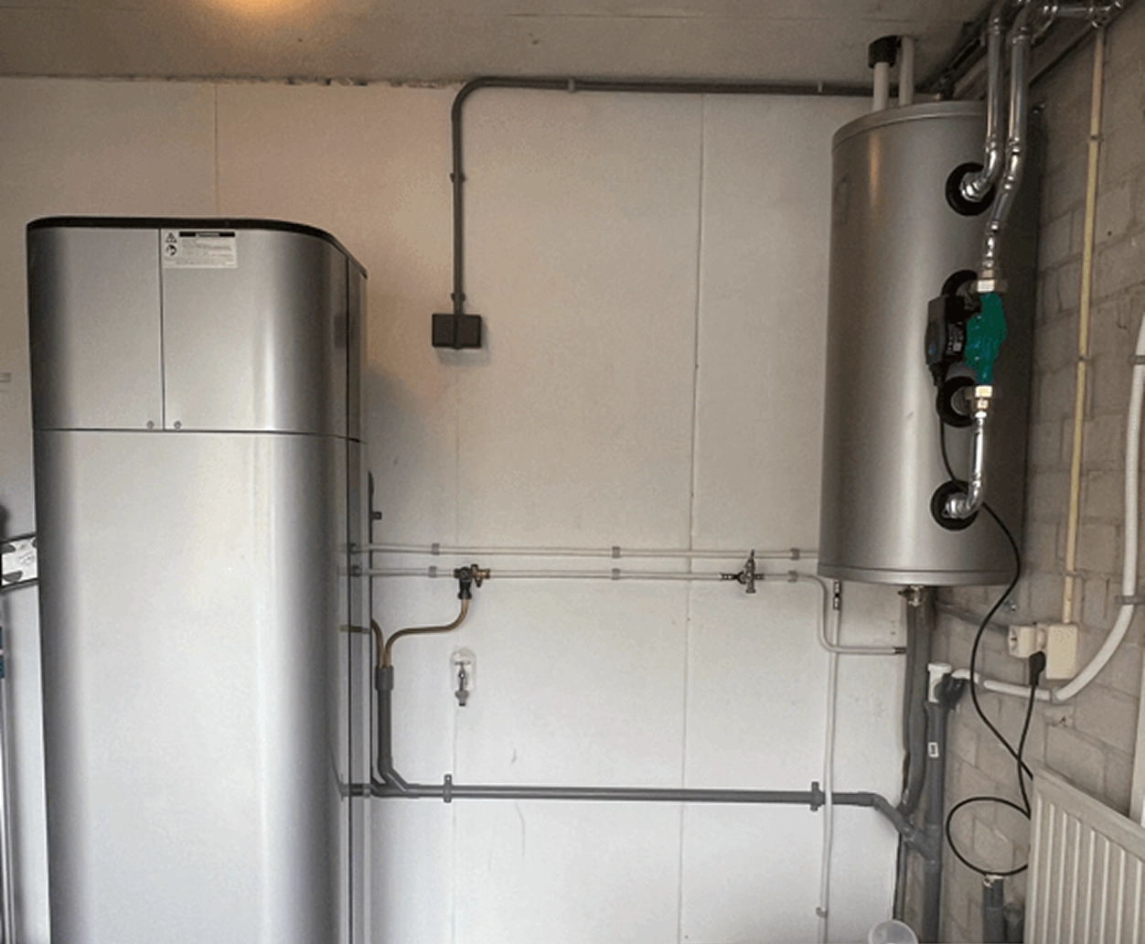 Hybride-warmtepompen